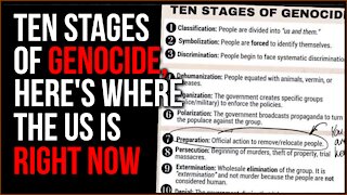 America IS Advancing On The 10 Steps Toward Genocide, Where We Are Now