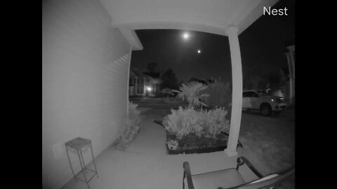 Meteor February 24 2021 at 218 AM (Doorbell Cam)