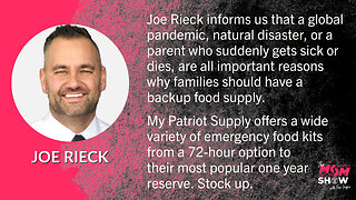 Ep. 143 - Joe Rieck Tells Us Top Survival Supplies and Emergency Food Options