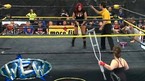 Women's Wrestling: "Death Match" 'Saraya Knight' vs. 'Mickie Knuckles' Womens Extreme Wrestling