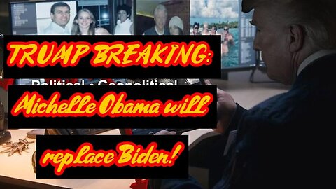 TRUMP BREAKING: Michelle Obama will replace Biden!