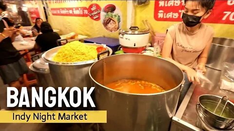 [4K] Amazing Street Food Night Market in Bangkok