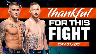 Dustin Poirier vs Justin Gaethje 1 | UFC Fights We Are Thankful For 2023 - Day 1