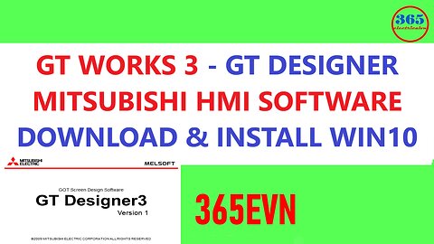 0018 - GT works 3 GT Designer Mitsubishi HMI software download