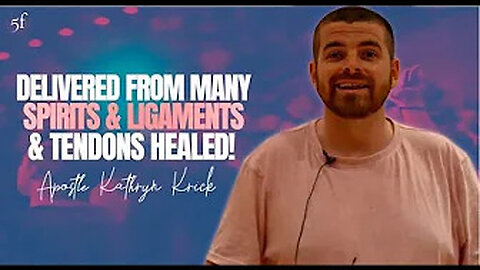 Delivered from Many Spirits & his Ligaments & Tendons were Healed!