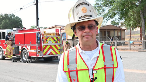 Battalion Chief Scott Rose talks about his role in the full-scale exercise