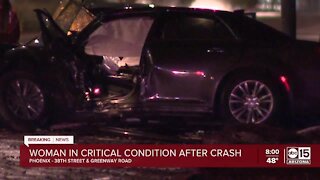 Serious injuries in crash near 38th Street and Greenway Road