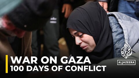 War on Gaza now in its 100th day, more than 23,800 Palestinians have been killed