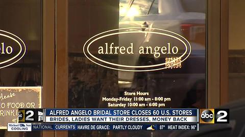 Alfred Angelo Bridal stores closing Thursday