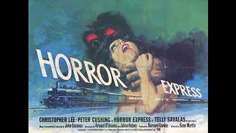 Horror Express (1972) Film Short Clip. Public Domain Data & Links in Description.