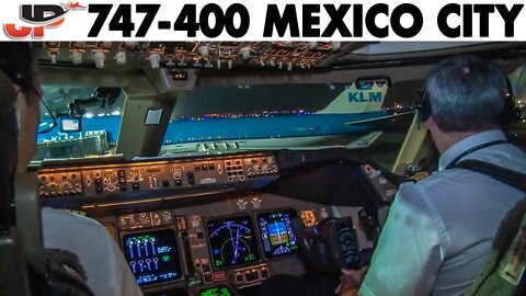 Piloting Air France BOEING 747-400 out of Mexico City