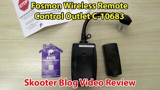 [Review] Fosmon Wireless Remote Control Outlet C-10683