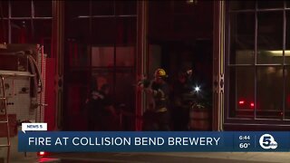 Fire breaks out at Collision Bend Brewery