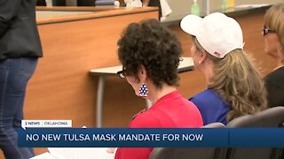No New Tulsa Mask Mandate For Now