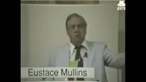 Eustace Mullins on how sorcery (pharmakeia pharmacy) controls it all.