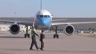 fIRST LADY LANDS IN TULSA
