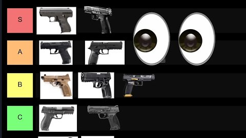 Ranking Popular Pistols!