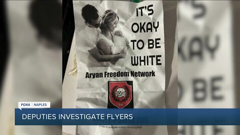 Why white supremacy posters found in Naples may not be considered a hate crime