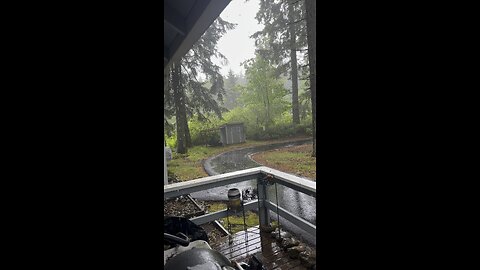 A proper spring rain storm