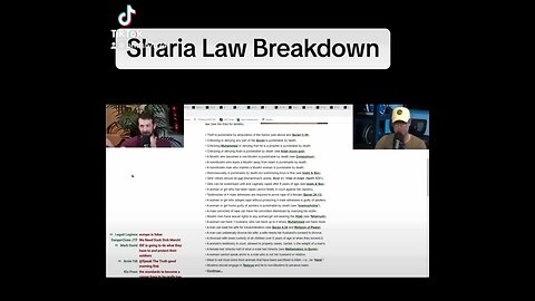 Sharia law breakdown