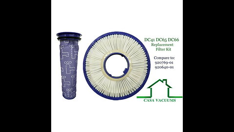 4 Pack Filter Replacements For Dyson DC41