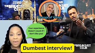 Vivek Ramaswamy endures the dumbest interview...ever!