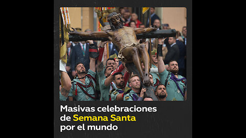 Cristianos de distintas partes del mundo celebran la Semana Santa