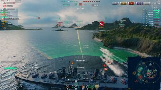 World of Warships Mino 130k Clan battles!