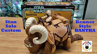 Bantha Unboxing & Review Video Stan Solo Creations Vintage Kenner Style O.G. Star Wars Toys