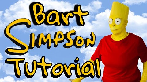 Bart Simpson Costume tutorial. This is Cal O'Ween !