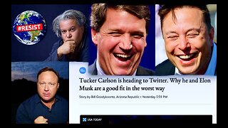 Tucker Carlson Twitter Elon Musk Victor Hugo Alex Jones Expose Ugly American USA Stolen Elections