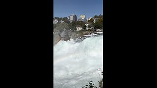 EPIC SWISS WATERFALL: Unleash Nature's Roar 🌊🇨🇭#waterfall #waterfalls