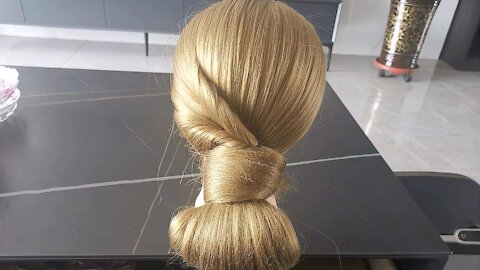A simple and elegant Hairstyle, for you all my friends