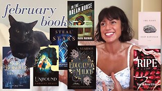 stabby ghosts, sapphic vamps, depressed tech execs and more | february reading VLOG | 7 books