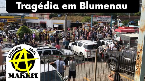 HOMEM invade CRECHE em BLUMENAU e MATA 4 CRIANÇAS com MACHADO: O PROBLEMA é o MALUCO!