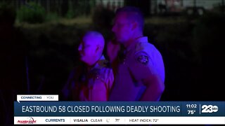 Eastbound 58 closed following deadly shooting