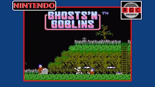 Start to Finish: 'Ghosts 'n Goblins' gameplay for Nintendo - Retro Game Clipping