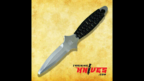 KEK Aluminum Black Paracrod Boot Dagger Trainer D3