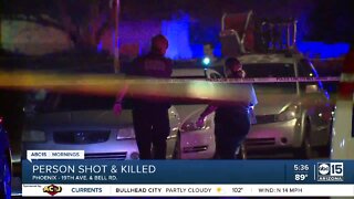 Person shot, killed near 19th Avenue and Bell Road Monday evening