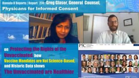 Report 274: Greg Glaser, Physicians for Informed Consent: Protecting the rights of the unvaccinated