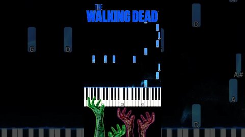The Walking Dead Piano #shorts