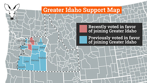 11 Oregon Counties Vote to Join "Greater Idaho" | VDARE Video Bulletin