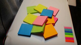 Sticky Notes 3x3, Bright Colorful Stickies, 12 Pads 1200 Sheets Total, Strong Self-Stick Notes,