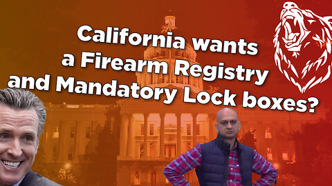 California wants a Firearm Registry and Mandatory Lock boxes?