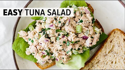 BEST TUNA SALAD RECIPE | easy & healthy