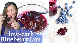 How I Can Low-Carb Blueberry Jam | Keto | Without Sugar