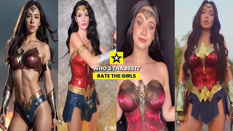 Rate the Girls: Best Wonder Woman Cosplay TikTok Dance Competition #4 - DC Comics ⚔️🛡️