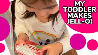 🍒 Making Cherry Flavored JELL-O !!! | Toddler in My Kitchen - Episode 3 | Rack of Lam