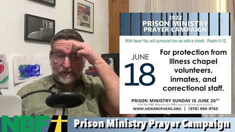 Prison Ministry Prayer Campaign 2022 - Day 18