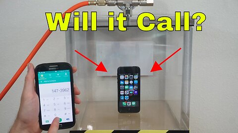 Can You Call an iphone in a Vacuum Chamber? 4 Different Signal Tests!